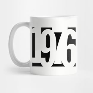 1976 Funky Overlapping Reverse Numbers for Light Backgrounds Mug